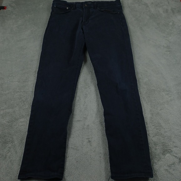 Lucky Brand Jeans Mens 36x32 Blue Denim Slim 121 Preppy Modern - Picture 1 of 9